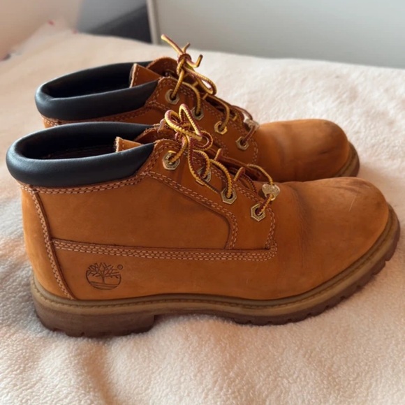 Timberland Women's Brown Leather Lace-Up Boots - Picture 4 of 5